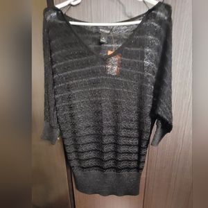 White House Black Market knitted blouse 3/4 sleeve